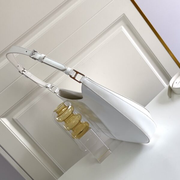 Prada Large Medieval Armpit Bag - White 73693 - Image 5