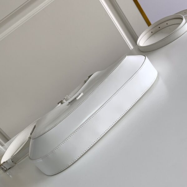 Prada Large Medieval Armpit Bag - White 73693 - Image 3