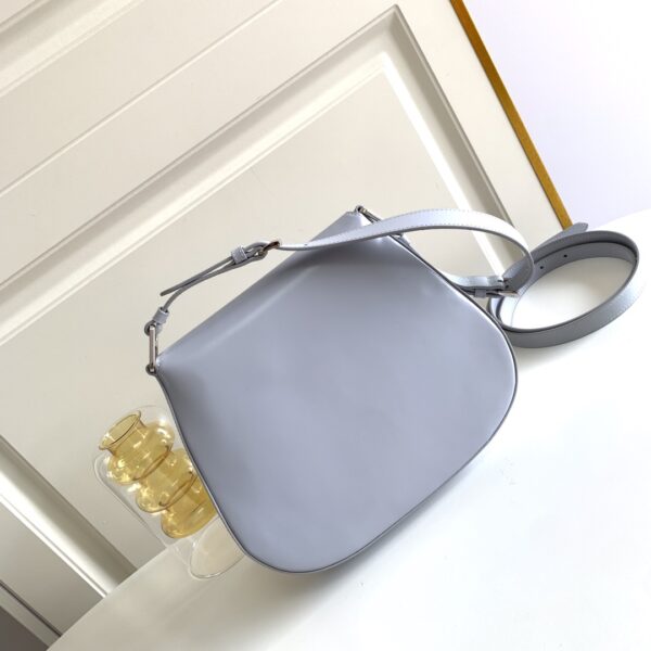 Prada Large Flap Armpit Bag - Blue 53164 - Image 4