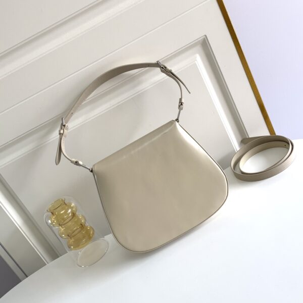 Prada Large Flap Armpit Bag - Cream 92736 - Image 4