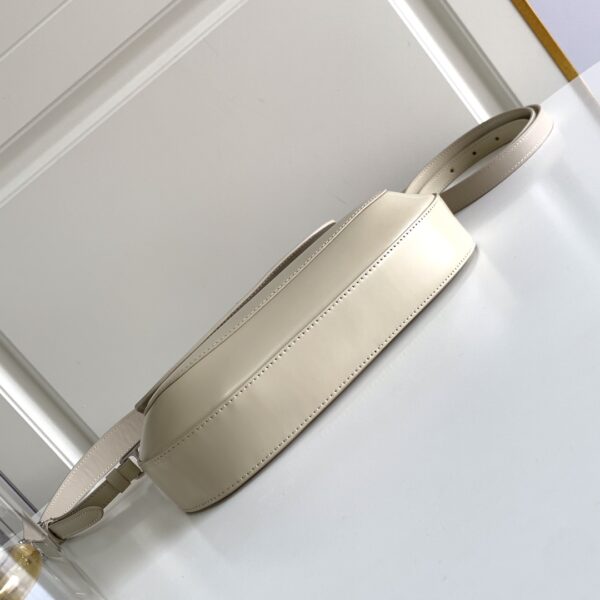 Prada Large Flap Armpit Bag - Cream 92736 - Image 3