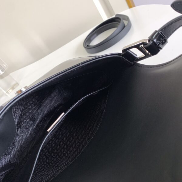 Prada Large Flap Armpit Bag - Black 68469 - Image 2