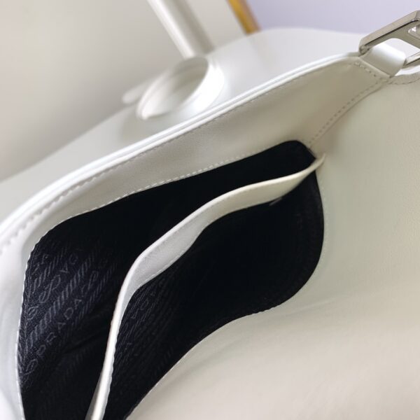 Prada Large Flap Armpit Bag - White 49870 - Image 2