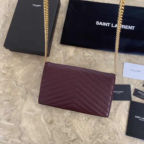 YSL Yves Saint Laurent Clutch Bag - Purple 64658 - Image 5