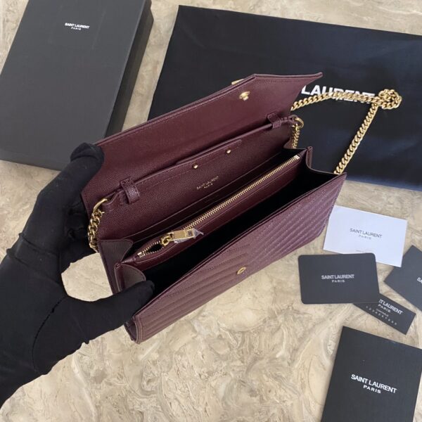 YSL Yves Saint Laurent Clutch Bag - Purple 64658 - Image 2