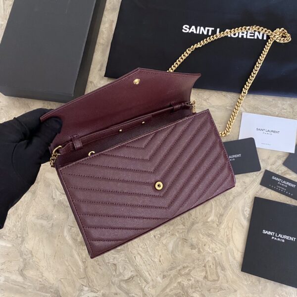 YSL Yves Saint Laurent Clutch Bag - Purple 64658 - Image 4