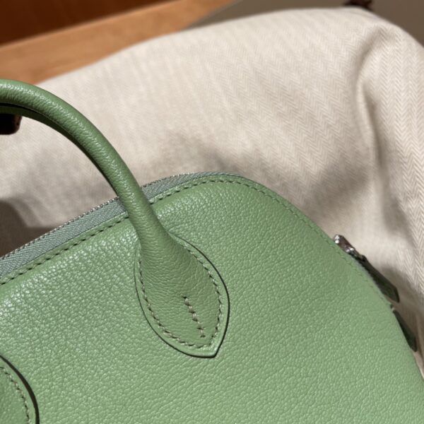 Hermes Mini Bolide Cute Little Shell Bag - Avocado Green 19844 - Image 5