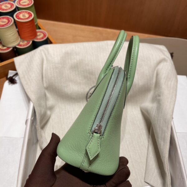 Hermes Mini Bolide Cute Little Shell Bag - Avocado Green 19844 - Image 3
