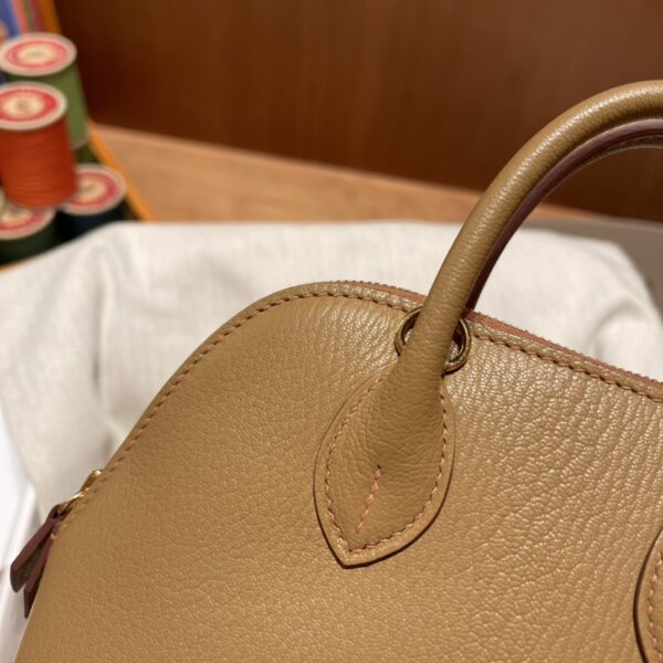 Hermes Mini Bolide Cute Little Shell Bag - Quebracho 91276 - Image 5