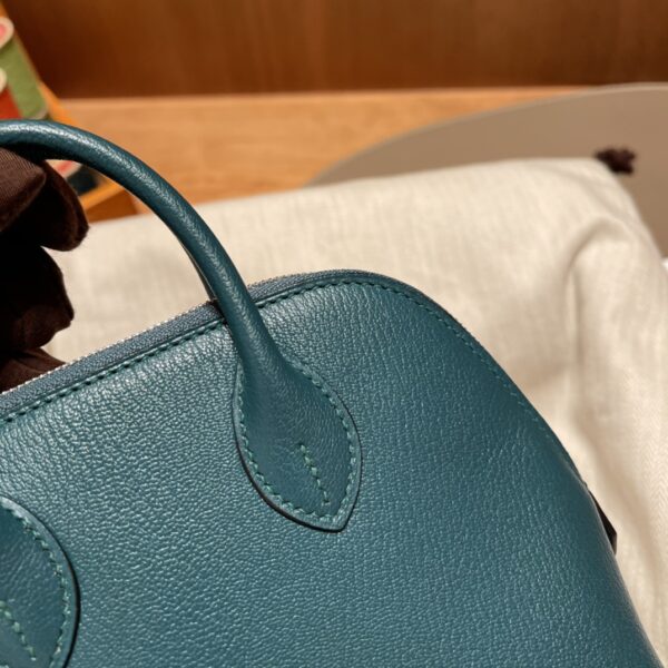 Hermes Mini Bolide Cute Little Shell Bag - Bosphorus Green Vert Bosphore 97898 - Image 5