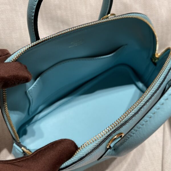 Hermes Mini Bolide Cute Little Shell Bag - Macaron Blue Blue Atoll 25661 - Image 3