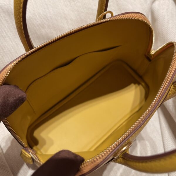 Hermes Mini Bolide Cute Little Shell Bag - Amber Yellow Jaune Amber 84458 - Image 2