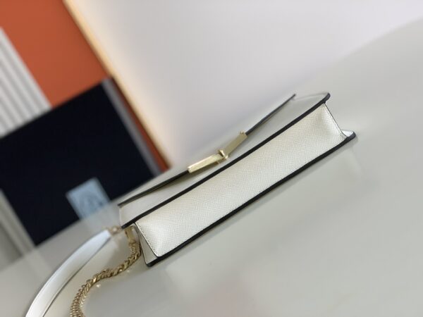 Prada Flap Shoulder Bag - White 31930 - Image 3