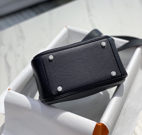 Hermes Mini Lindy Handbags - Black 62805 - Image 3