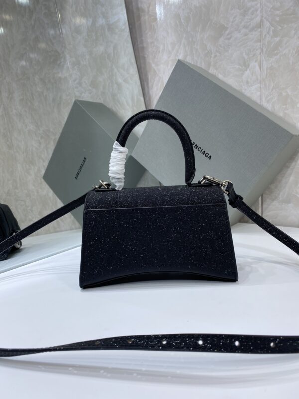 Balenciaga Heavy-Hitting Large Hourglass Bag - Black 76577 - Image 3
