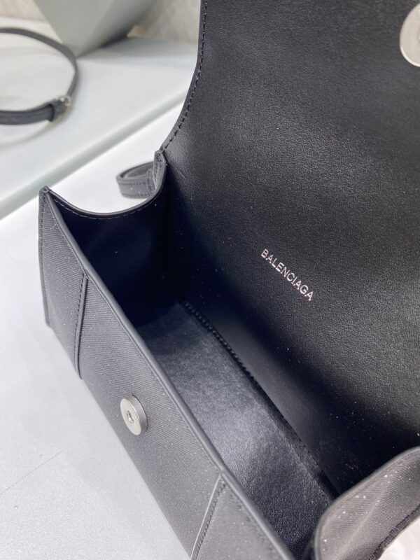 Balenciaga Heavy-Hitting Large Hourglass Bag - Black 76577 - Image 5