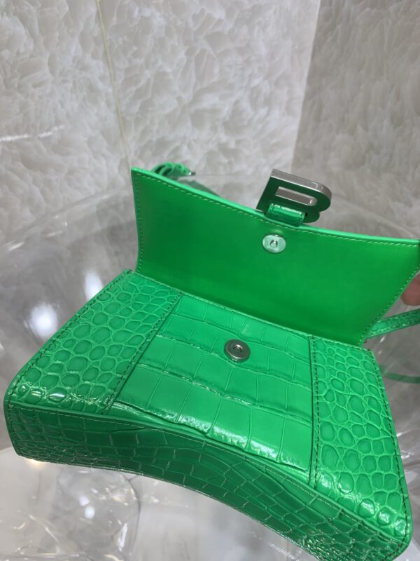 Balenciaga Heavyweight Hourglass Large Bag - Green 20015 - Image 4