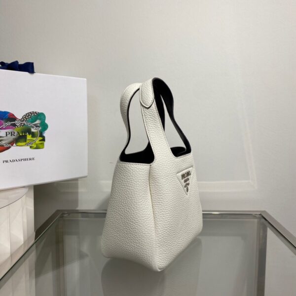 Prada Vegetable Basket Mini Tote Bag - White 33923 - Image 4