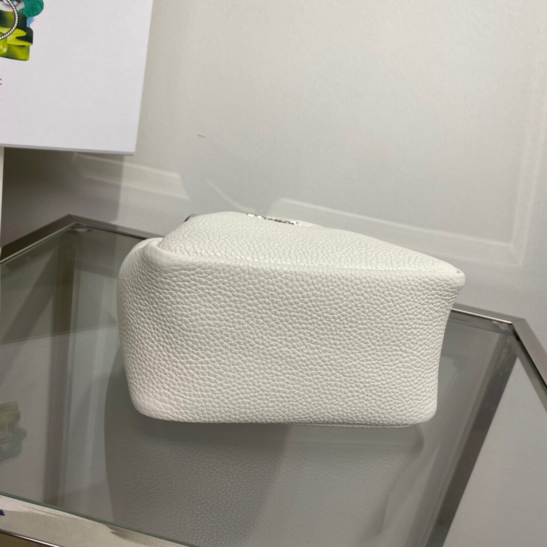 Prada Vegetable Basket Mini Tote Bag - White 33923 - Image 3