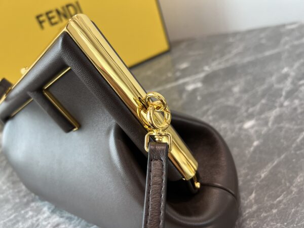 Fendi First Small Handbag – Dark Brown 99935 - Image 2