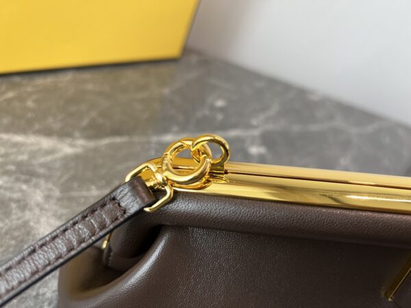 Fendi First Small Handbag – Dark Brown 99935 - Image 3