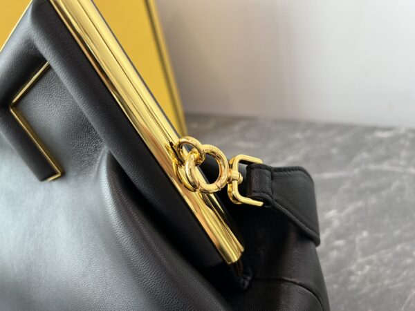 Fendi First Large Handbag – Black 25581 - Image 4