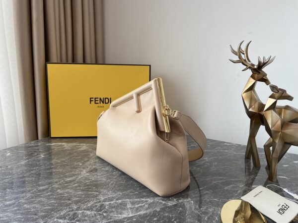 Fendi First Large Handbag - Beige 82105 - Image 5