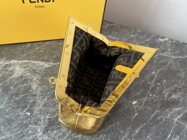 Fendi First Small Handbag - Golden 83107 - Image 4