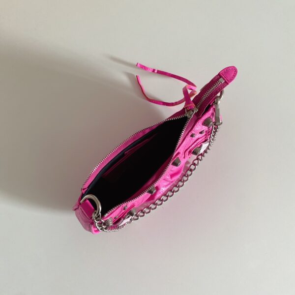 Balenciaga Le Cagole Mini Armpit Bag - Pink 33334 - Image 2