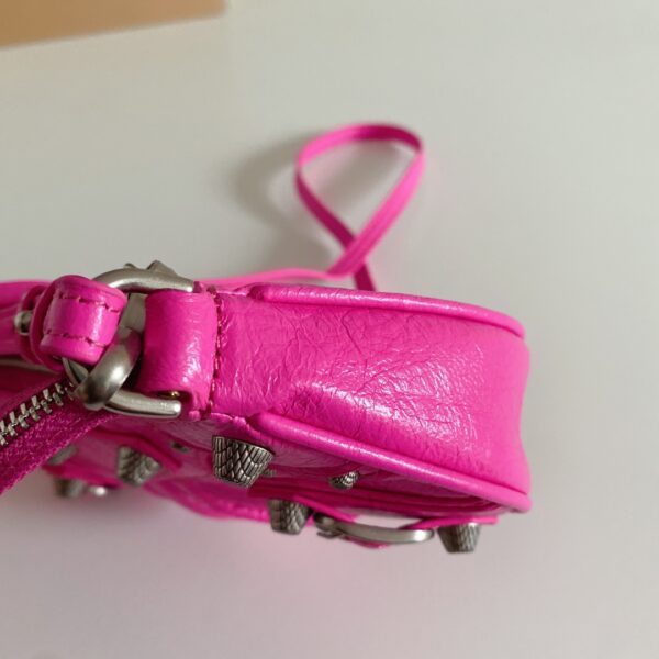 Balenciaga Le Cagole Mini Armpit Bag - Pink 33334 - Image 3