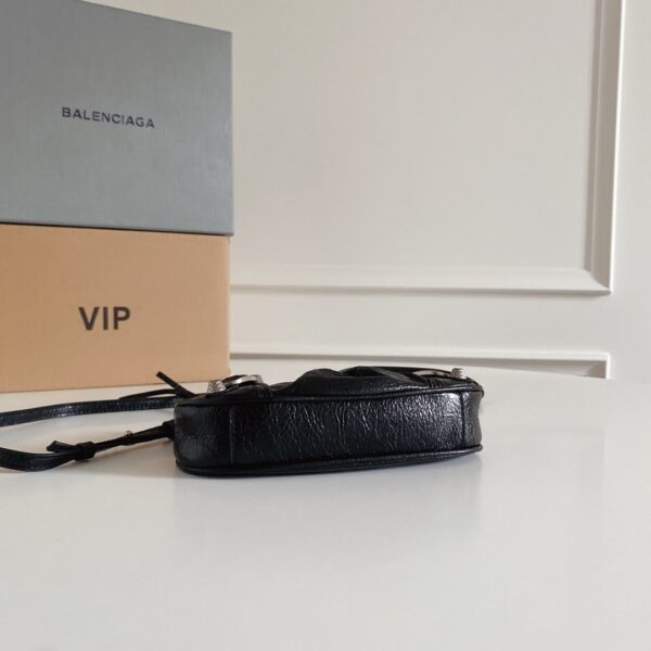 Balenciaga Le Cagole Mini Armpit Bag - Black 42670 - Image 4