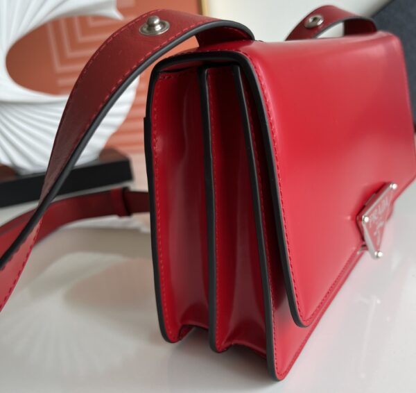 Prada Retro and High-End Bag - Red 20528 - Image 5