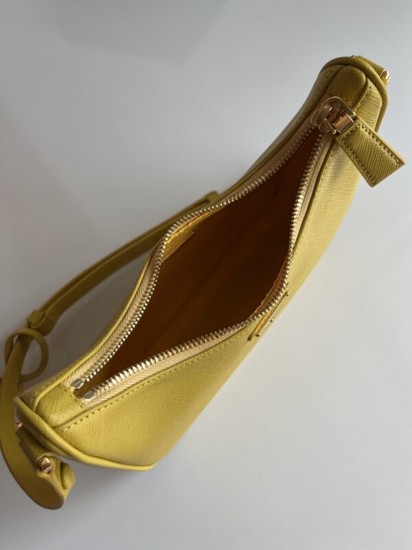 Prada Hobo Shoulder Handbag - Yellow 86281 - Image 2