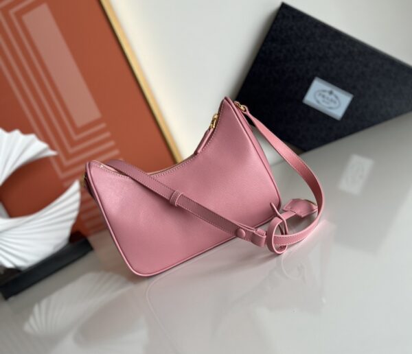 Prada Hobo Shoulder Handbag - Pink 63626 - Image 5