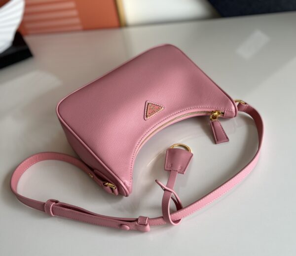 Prada Hobo Shoulder Handbag - Pink 63626 - Image 4