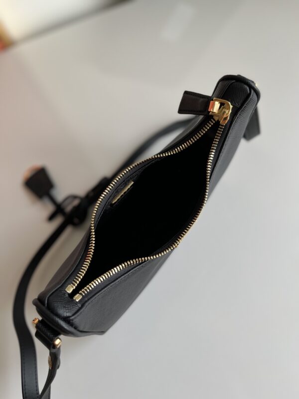 Prada Hobo Shoulder Handbag - Black 28708 - Image 2