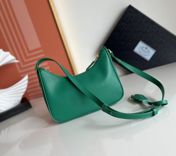 Prada Hobo Shoulder Handbag - Green 99864 - Image 5