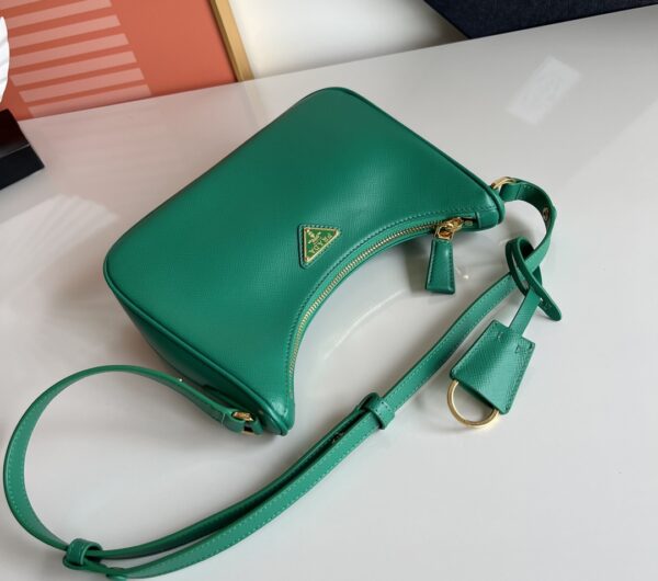 Prada Hobo Shoulder Handbag - Green 99864 - Image 4