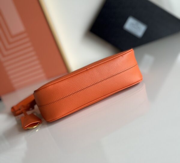 Prada Hobo Shoulder Handbag - Orange 33537 - Image 3
