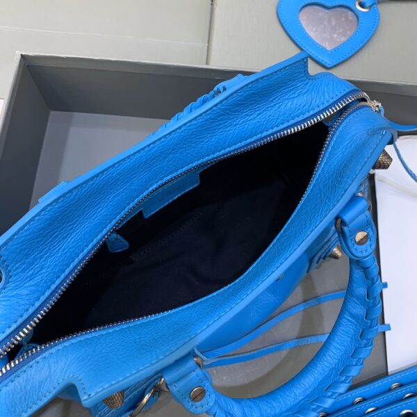 Balenciaga Neo Cagole Motorcycle Bag - Blue 61411 - Image 2