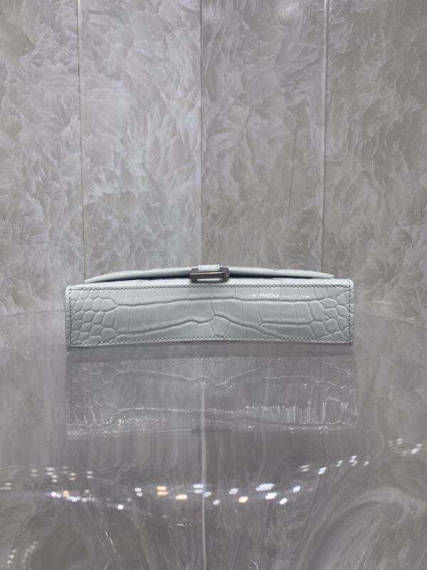 Balenciaga Hourglass Chain Bag - White 53728 - Image 4
