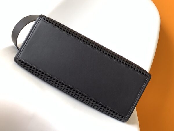 Fendi Sunshine Shopper Hollow Handbag - Black 30057 - Image 3
