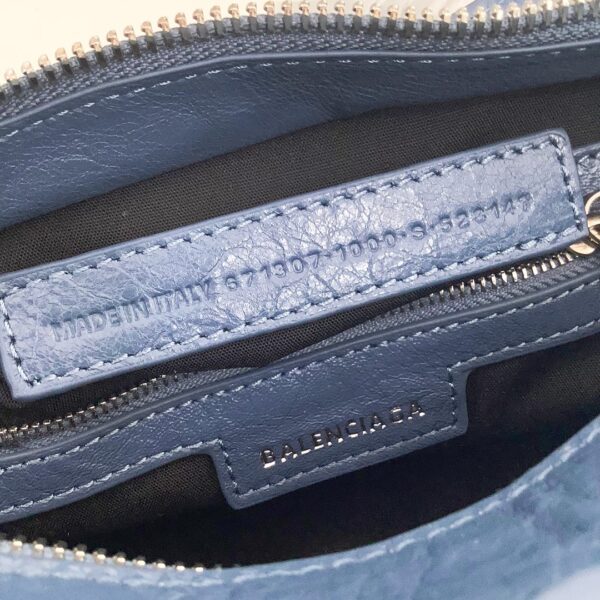 Balenciaga Neo Cagole Explosive Motorbike Bag - Dark Blue 61137 - Image 3