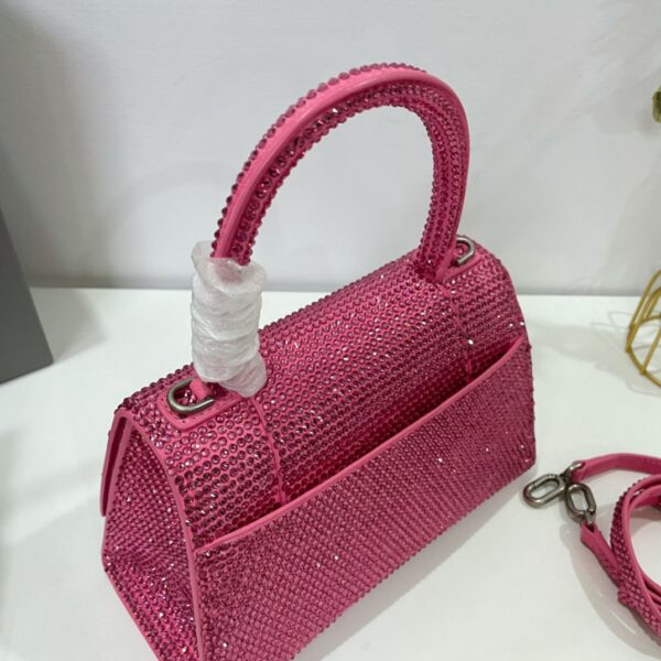 Balenciaga Diamond Hourglass Bag - Pink 68991 - Image 4