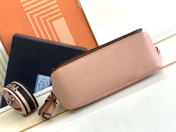 Prada Double Shoulder Strap Handbag - Pink 86536 - Image 3