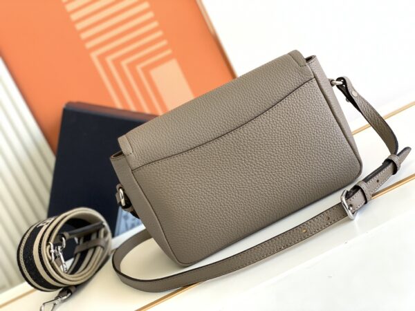 Prada Double Shoulder Strap Handbag - Gray 87516 - Image 4