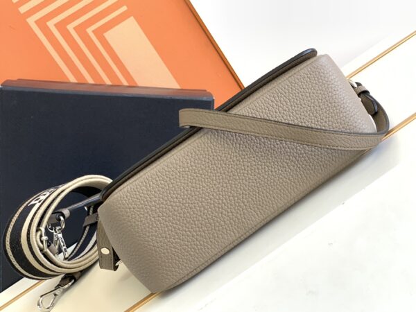 Prada Double Shoulder Strap Handbag - Gray 87516 - Image 3