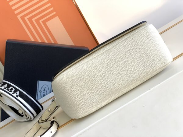 Prada Double Shoulder Strap Handbag - White 53681 - Image 3