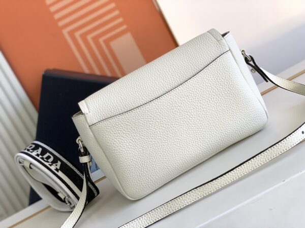 Prada Double Shoulder Strap Handbag - White 53681 - Image 4