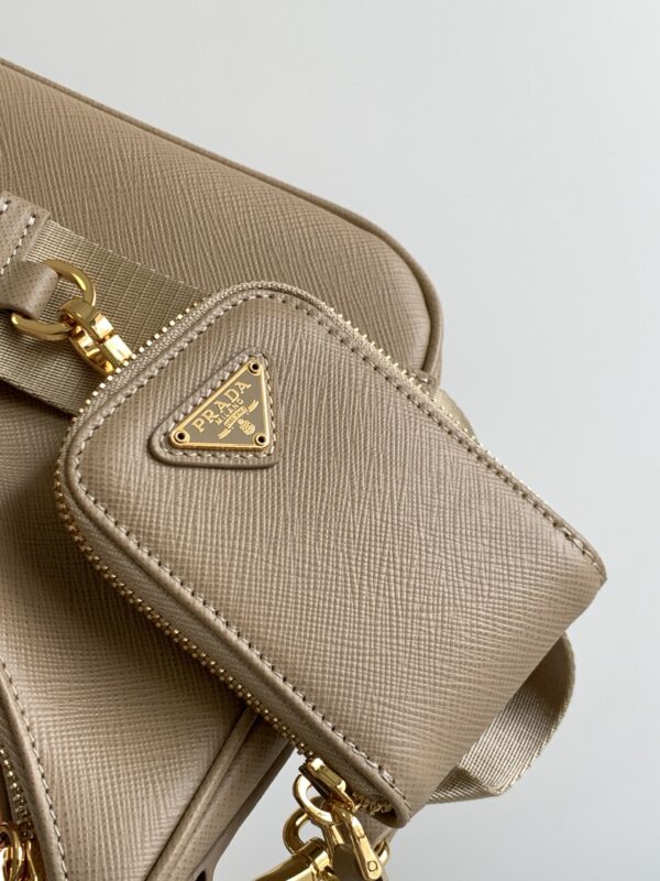 Prada Baokuanqnylon Hobo Large Handbag - Brown 85449 - Image 2